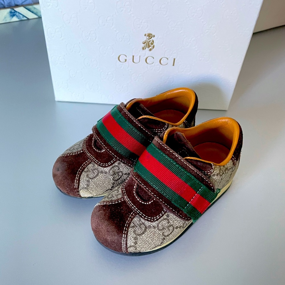 💯 Authentic GUCCI BABY Shoes 👟 Size 22